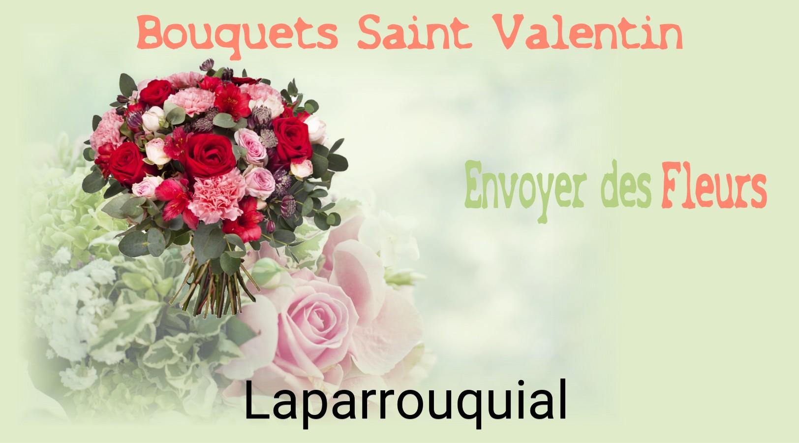Roses de Saint-Valentin livrées à Laparrouquial